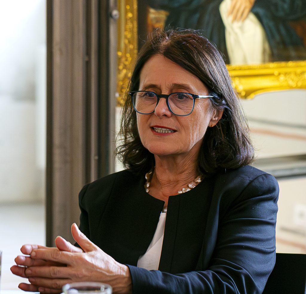 Andrea Zauner-Dungl im Gespräch.