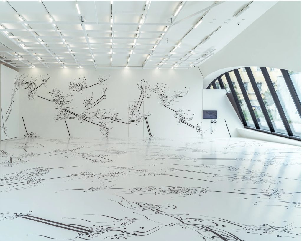 Ausstellung PARASTOU FOROUHAR Written Room. © KMK, Foto_ Agnes Winkler