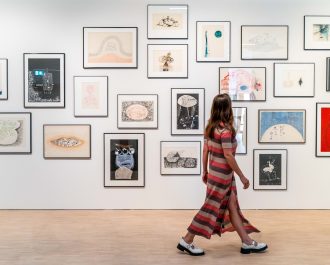 Ansicht der Ausstellung "Greta Schödl. Spuren meines Lebens" in der Landesgalerie Niederösterreich. | © Kunstmeile Krems, Foto: Agnes Winkler